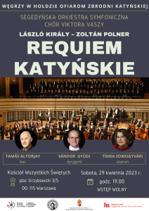 Plakat zapowiadający koncert