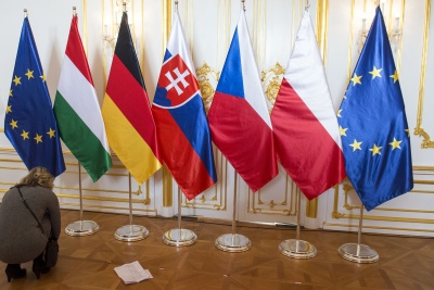 Flagi krajów Grupy Wyszehradzkiej