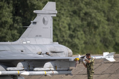 Dzierżawiony przez Czechy myśliwiec Gripen